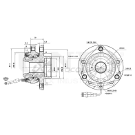 Ступица передняя (с ABS) UNIO 1441318895 7 AX1BD HUB-20301