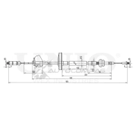 Трос газа UNIO 1441318963 G 4FCZSU CAB-40003