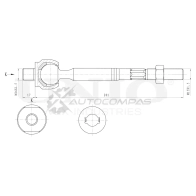 Тяга рулевая UNIO 1441319067 7 HT398H SSP-30072