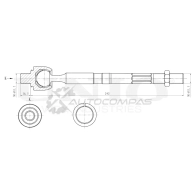 Тяга рулевая UNIO 1441319072 SSP-30094 M2 9TQN