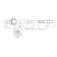 Тяга рулевая UNIO SSP-30084 MEVT8Z B 1441319075 - Изображение 4