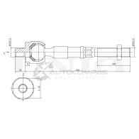 Тяга рулевая UNIO K WL58T SSP-30048 1441319101 - Изображение 4