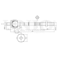 Тяга рулевая UNIO HIN8 V 1441319110 SSP-30008