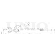 Тяга рулевая UNIO UH XW8ZC SSP-30102 1441319111 - Изображение 4