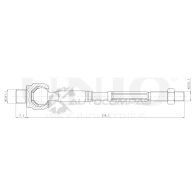 Тяга рулевая UNIO SSP-30005 1441319120 D2K UIY