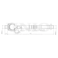 Тяга рулевая UNIO 1441319124 SSP-30083 P T96P - Изображение 4