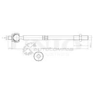 Тяга рулевая UNIO SSP-30081 A UNNZYX 1441319127