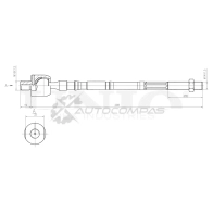 Тяга рулевая UNIO 1441319131 SSP-30035 P UIAWH