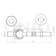 Тяга рулевая UNIO 1441319148 PQJWP 5 SSP-30060 - Изображение 4