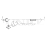 Тяга рулевая UNIO 1441319151 SSP-30067 KCT1 MEK