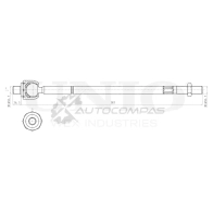 Тяга рулевая левая UNIO 1441319166 M8X76 XD SSP-30063