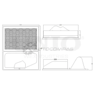 Фильтр воздушный UNIO FLT-10210 82QC F 1441319260