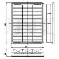 Фильтр воздушный UNIO FLT-10250 V41 XT 1441319292