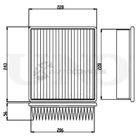 Фильтр воздушный UNIO WF2I 14B FLT-10218 1441319402 - Изображение 3