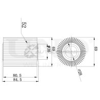 Фильтр масляный (eco) UNIO SRZX6K 7 FLT-20097 1441319501