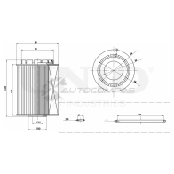 Фильтр масляный (eco) UNIO 1441319517 FLT-20032 2ACX 9C