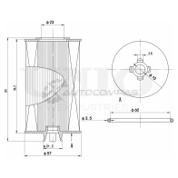 Фильтр масляный (eco) UNIO 1441319518 FLT-20001 ZGD W32