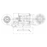 Фильтр масляный (eco) UNIO FLT-20073 1441319533 NK 081