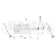 Фильтр масляный (eco) UNIO FLT-20130 S CQIU2 1441319536