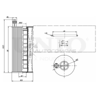 Фильтр масляный (eco) UNIO FLT-20047 1441319547 N2Y1D 3