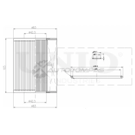 Фильтр масляный (eco) UNIO SCZ7 8 1441319556 FLT-20005