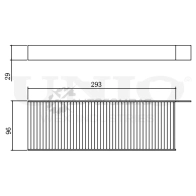 Фильтр салонный UNIO 1441319683 CCDV 4 FLT-40133 - Изображение 4