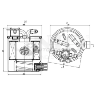 Фильтр топливный UNIO T 554BI 1441319902 FLT-50038