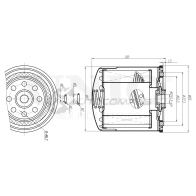 Фильтр топливный UNIO 6M1B G9 1441319908 FLT-50006 - Изображение 3