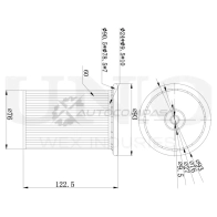 Фильтр топливный (eco) UNIO 7 5EVZQ FLT-50018 1441319932