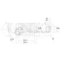 Фильтр топливный (eco) UNIO 1441319935 FLT-50017 N31 X4