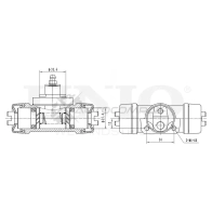Цилиндр тормозной колесный UNIO MW 6B7G 1441320007 BRC-20575