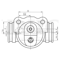 Цилиндр тормозной колесный UNIO BRC-20501 AA4 I3 1441320009