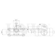 Цилиндр тормозной колесный UNIO BRC-20558 E CVPJ 1441320011