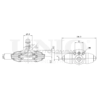Цилиндр тормозной колесный UNIO 1441320025 6 QXJY BRC-20567