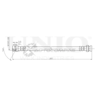 Шланг тормозной задний UNIO ESG4 S 1441320092 BRH-10060