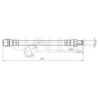 Шланг тормозной задний UNIO E5 6X5 BRH-10008 1441320100
