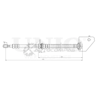 Шланг тормозной передний правый UNIO 1441320175 A V96C BRH-10033