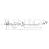 Шланг тормозной передний правый UNIO S KK9CND BRH-10111 1441320177