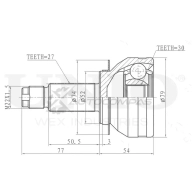 ШРУС внешний UNIO L G8EHE 1441320239 CVJ-20046