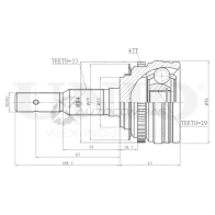 ШРУС внешний UNIO CVJ-20225 W7NXH Y 1441320298