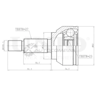 ШРУС внешний UNIO S18 1Z CVJ-20237 1441320304