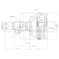 ШРУС внешний UNIO DXG 9ND 1441320454 CVJ-20265