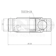 ШРУС внутренний UNIO CVJ-30146 ET8YC1 Y 1441320551