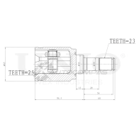 ШРУС внутренний UNIO I5PGZ W 1441320552 CVJ-30062