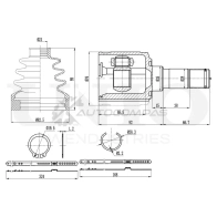 ШРУС внутренний UNIO CSK DFH CVJ-30046 1441320590