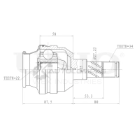 ШРУС внутренний UNIO WM E4RV 1441320599 CVJ-30015