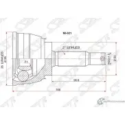 Шрус наружный SAT VT1HTZ MI021 4 HPANG 1422875677