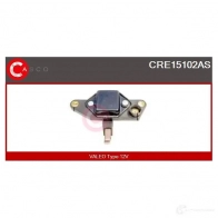 Щетки генератора, с регулятором CASCO 8000000186874 3259880 K8CD4 W cre15102as