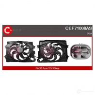 Мотор вентилятора радиатора CASCO cef71008as 1437938097 F 9Y1H
