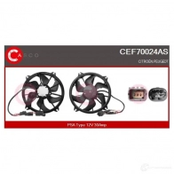 Мотор вентилятора радиатора CASCO cef70024as 1437938264 U NYVVSE
